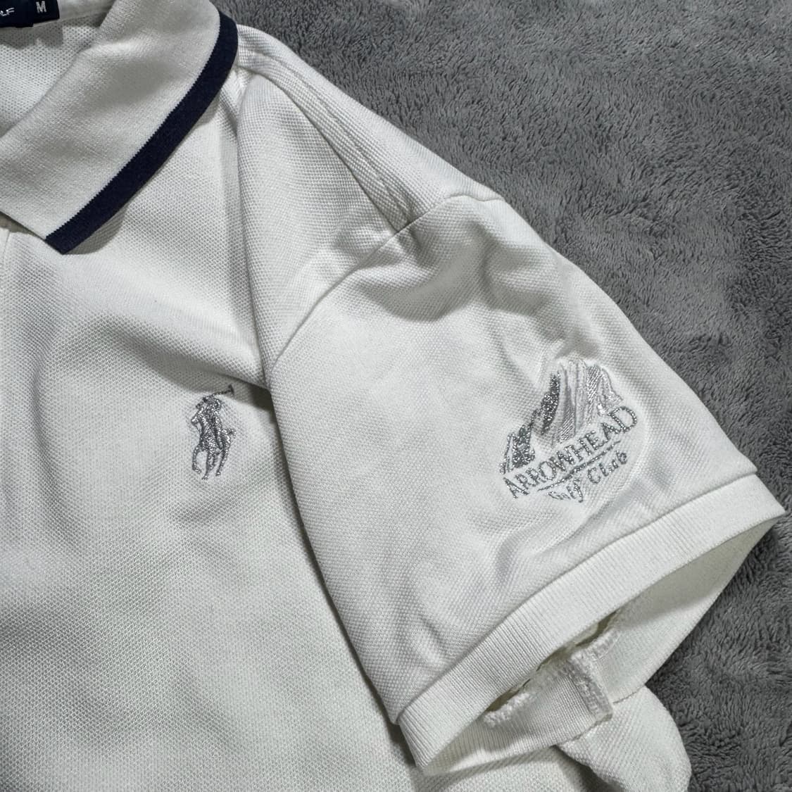 랄프로렌 골프 여성 화이트 반팔 카라티 상품이미지2