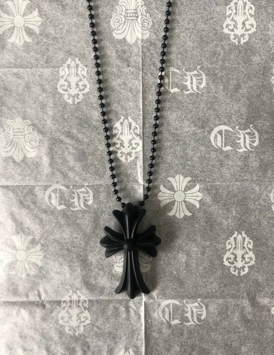 크롬하츠 실리콘 아오야마 목걸이 블랙 상품이미지2