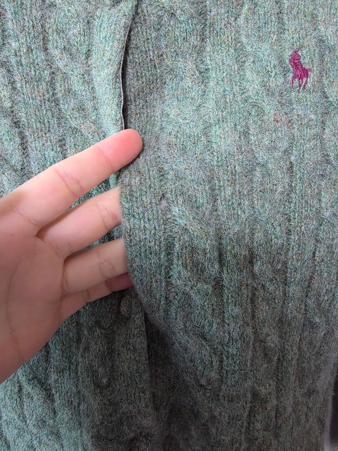 폴로 랄프로렌 울 가디건 (Made in Scotland) 상품이미지5