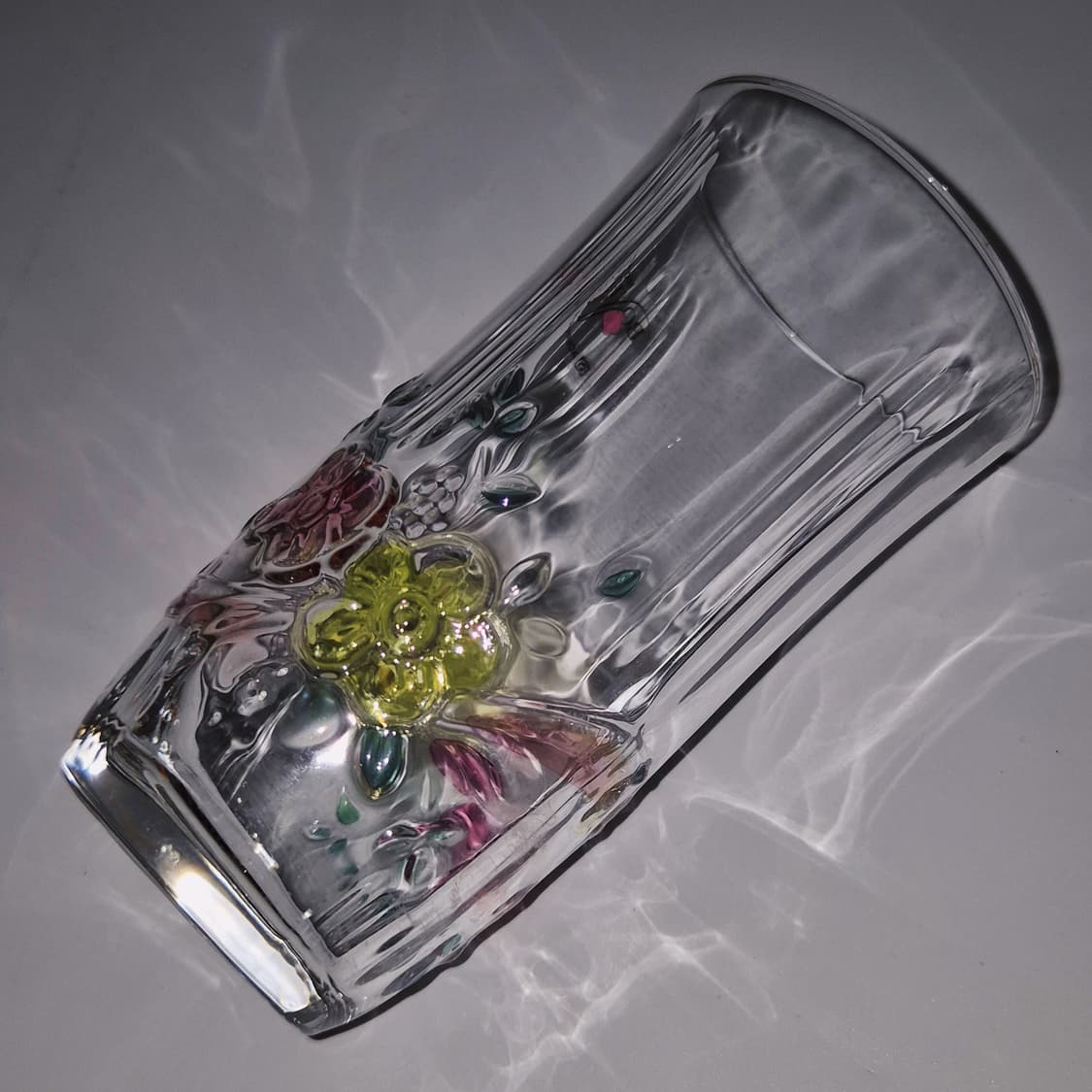 90s 아데리아 컬러 플라워 리본 글라스&볼 1세트 상품이미지9