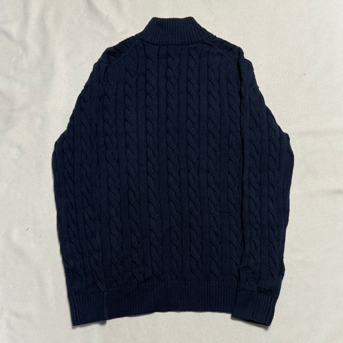 L 폴로랄프로렌 네이비 케이블 니트 집업 상품이미지3