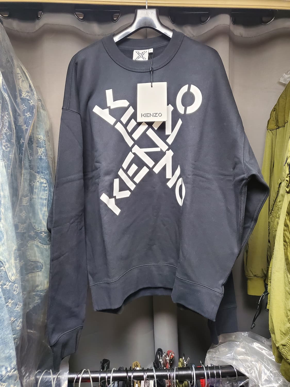 공용 겐조 빅 크로스로고 맨투맨 상품이미지2