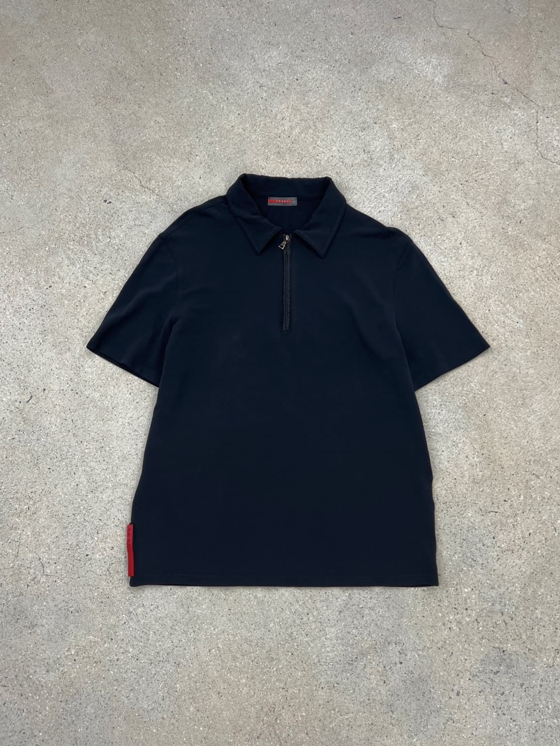 프라다 스포츠 00s 레드탭 하프집 카라 티셔츠 상품이미지2