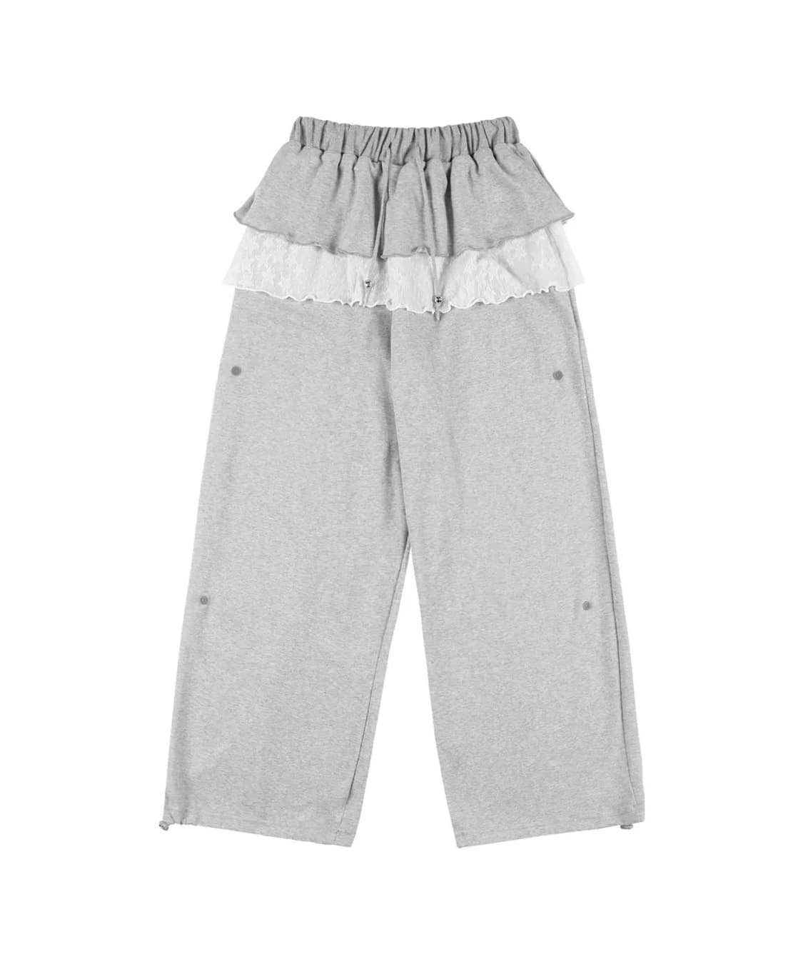 팬시클럽 프릴 레이스 버튼 스웻팬츠 상품이미지4