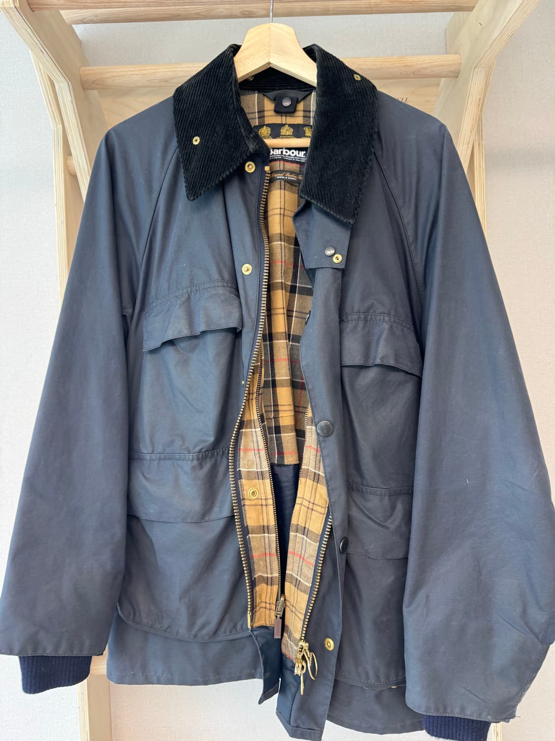 100-105 바버 비데일 네이비 상품이미지5