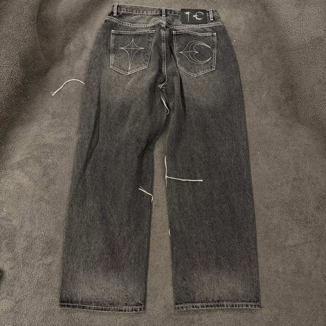 [정품/3] 떠그클럽 트라이벌 트리 데님 떠그 팬츠 상품이미지3