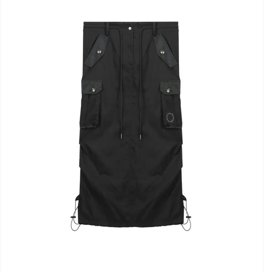 마뗑킴 CARGO MAXI SKIRT IN CHARCOAL 상품이미지3