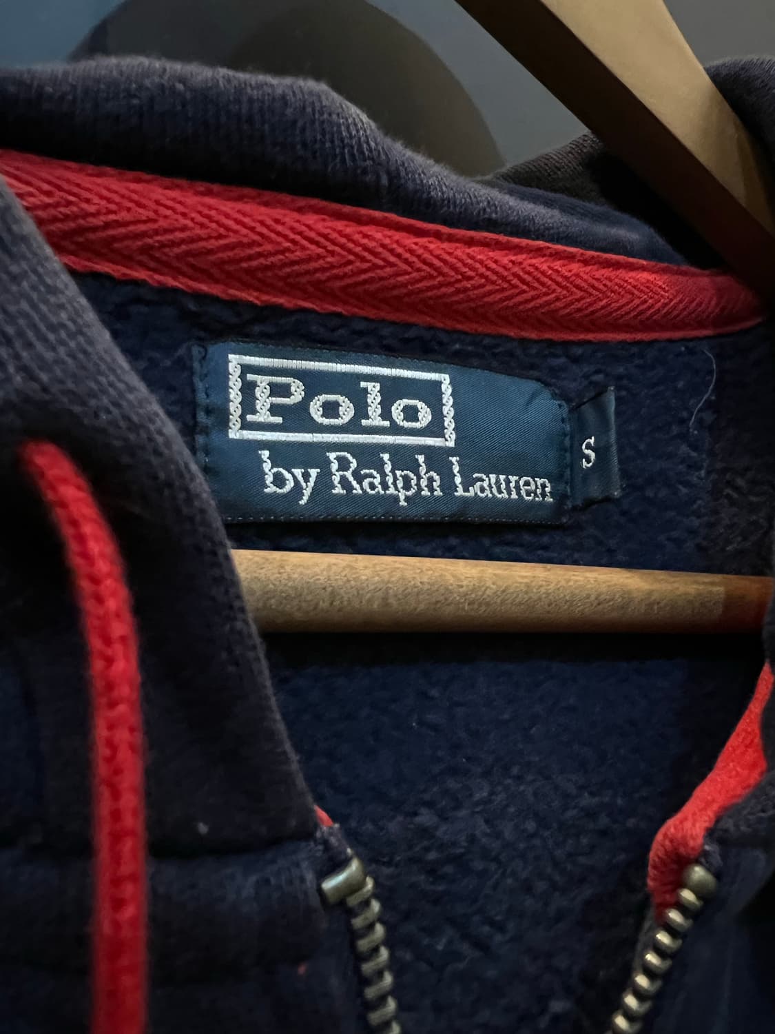 폴로 랄프로렌 빅포니 성조기 후드 집업 상품이미지3