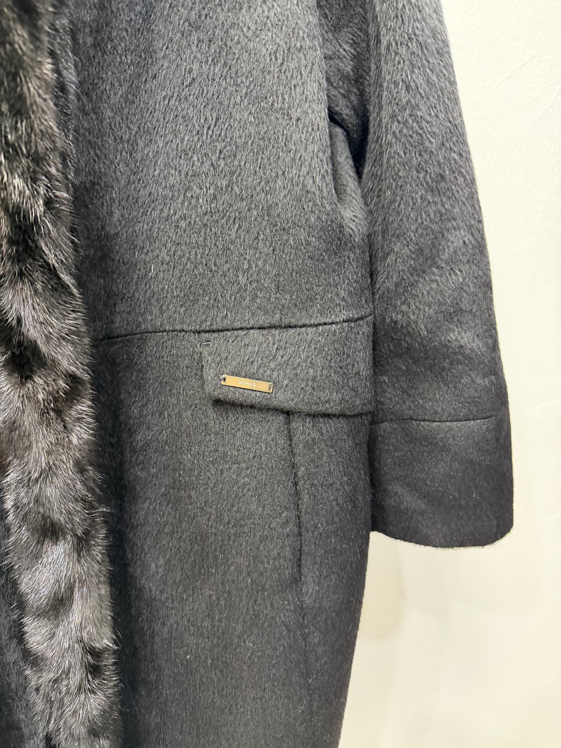 정품) 조이너스 프리미엄 블랙 퍼 밍크코트 77 상품이미지4