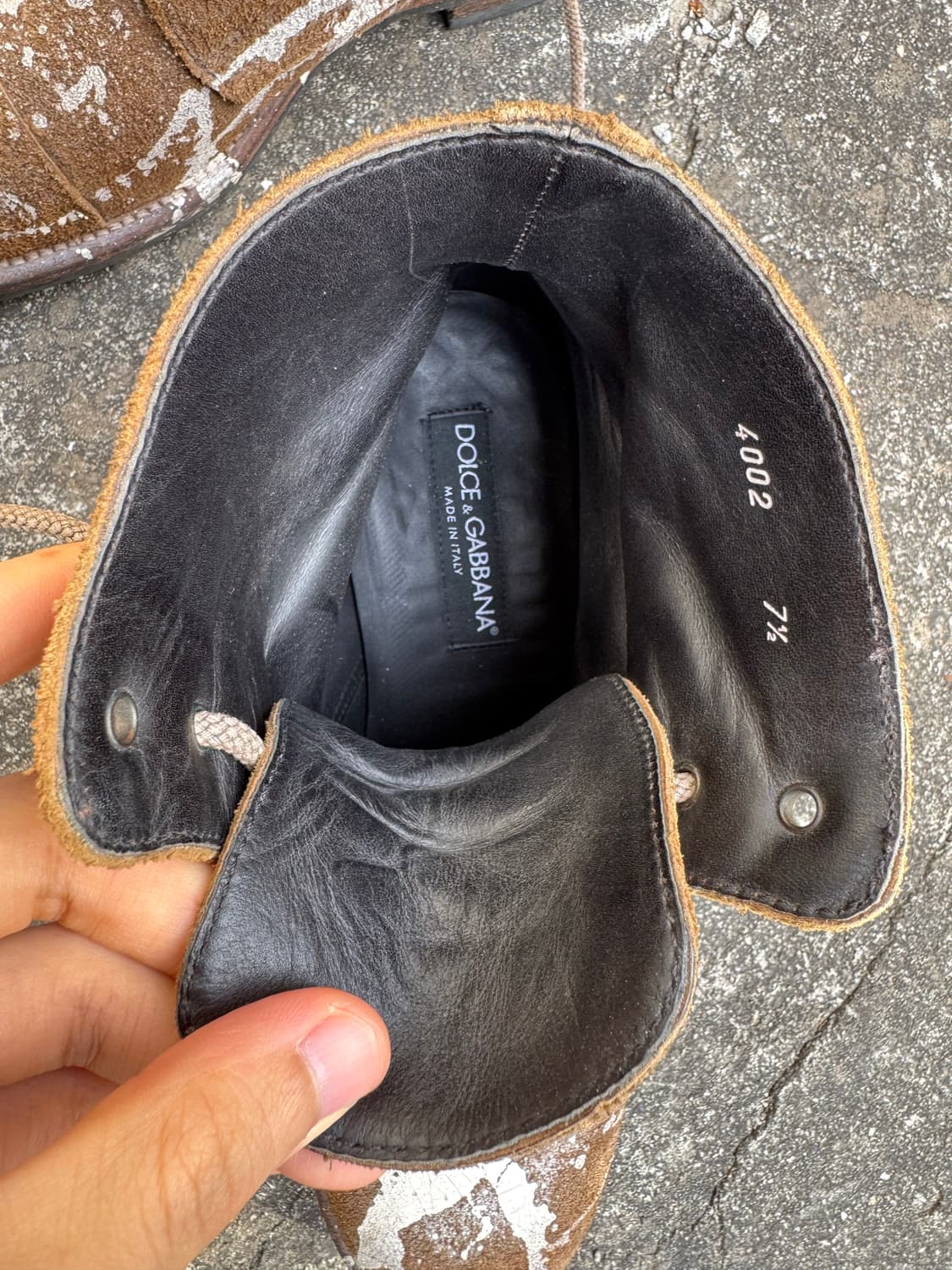 돌체앤가바나 00s 아카이브 부츠 상품이미지8