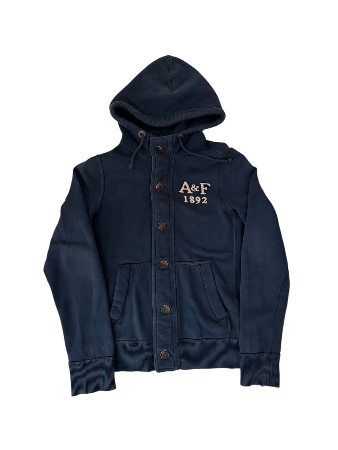 아베크롬비 네이비 버튼 후드집업 상품이미지6