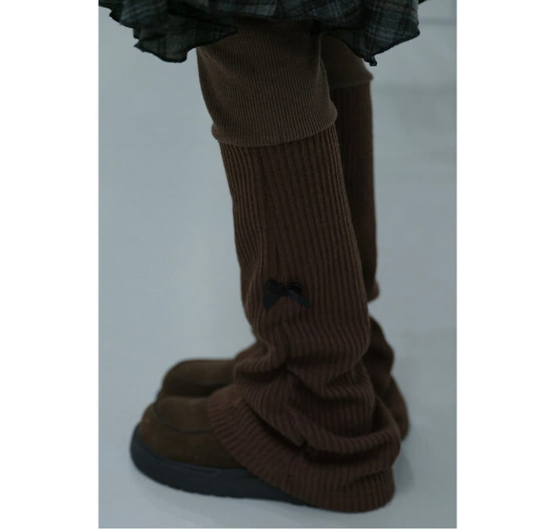 틸데서울 엘리엇 셔링 리본 배색 레깅스 상품이미지3