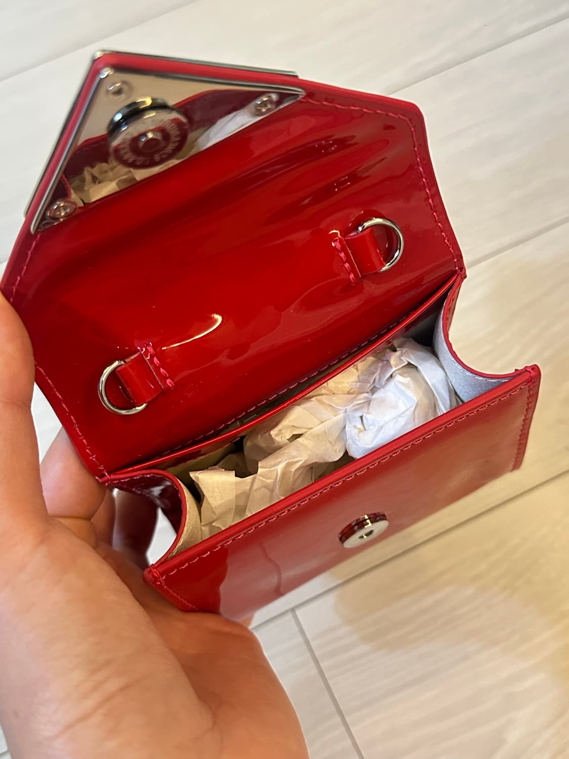 페넥 트라이앵글 마이크로 백 지갑 미니백 상품이미지3