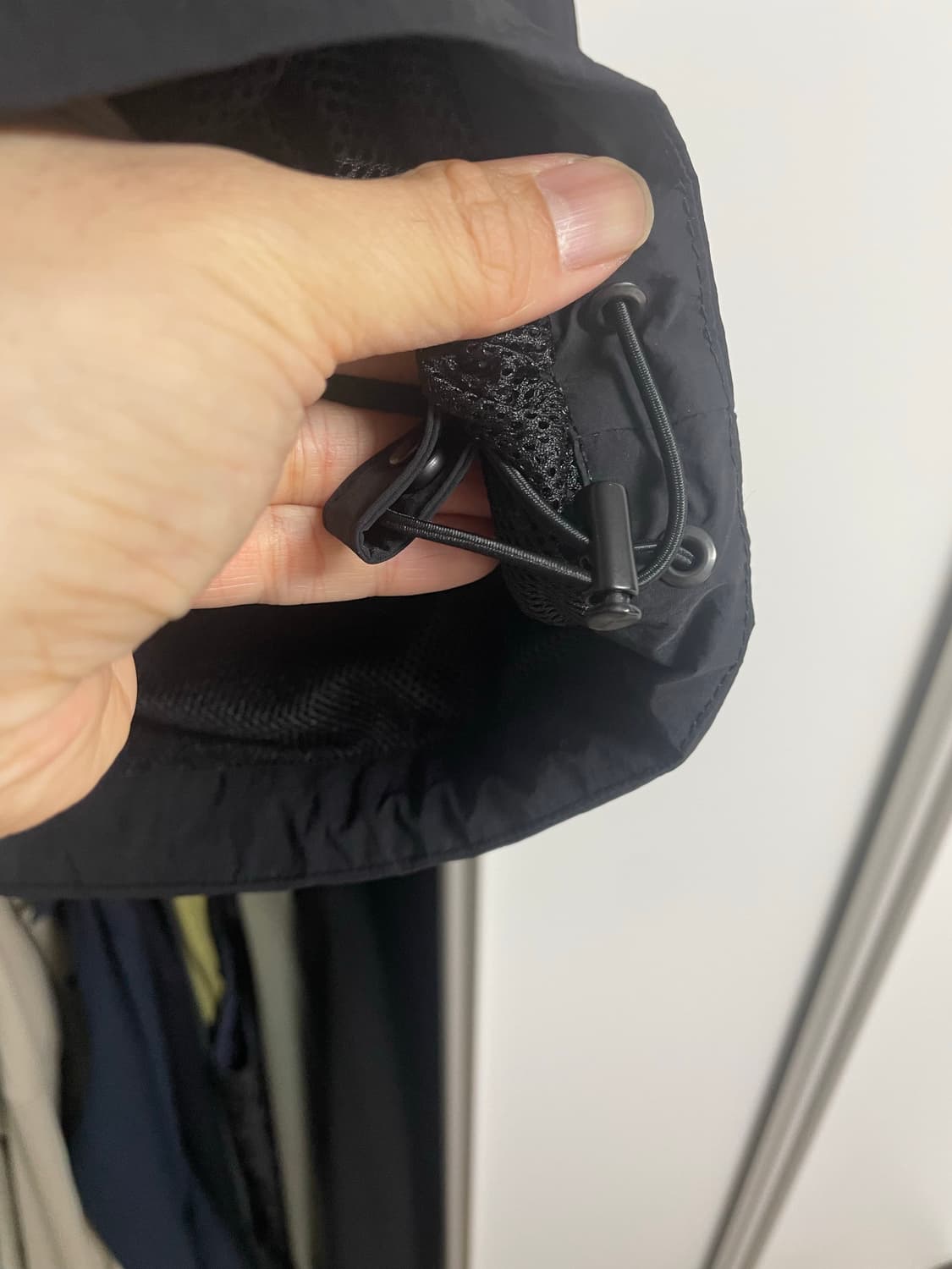 준지 23FW MA-1 나일론 후드집업 블랙 L 상품이미지5