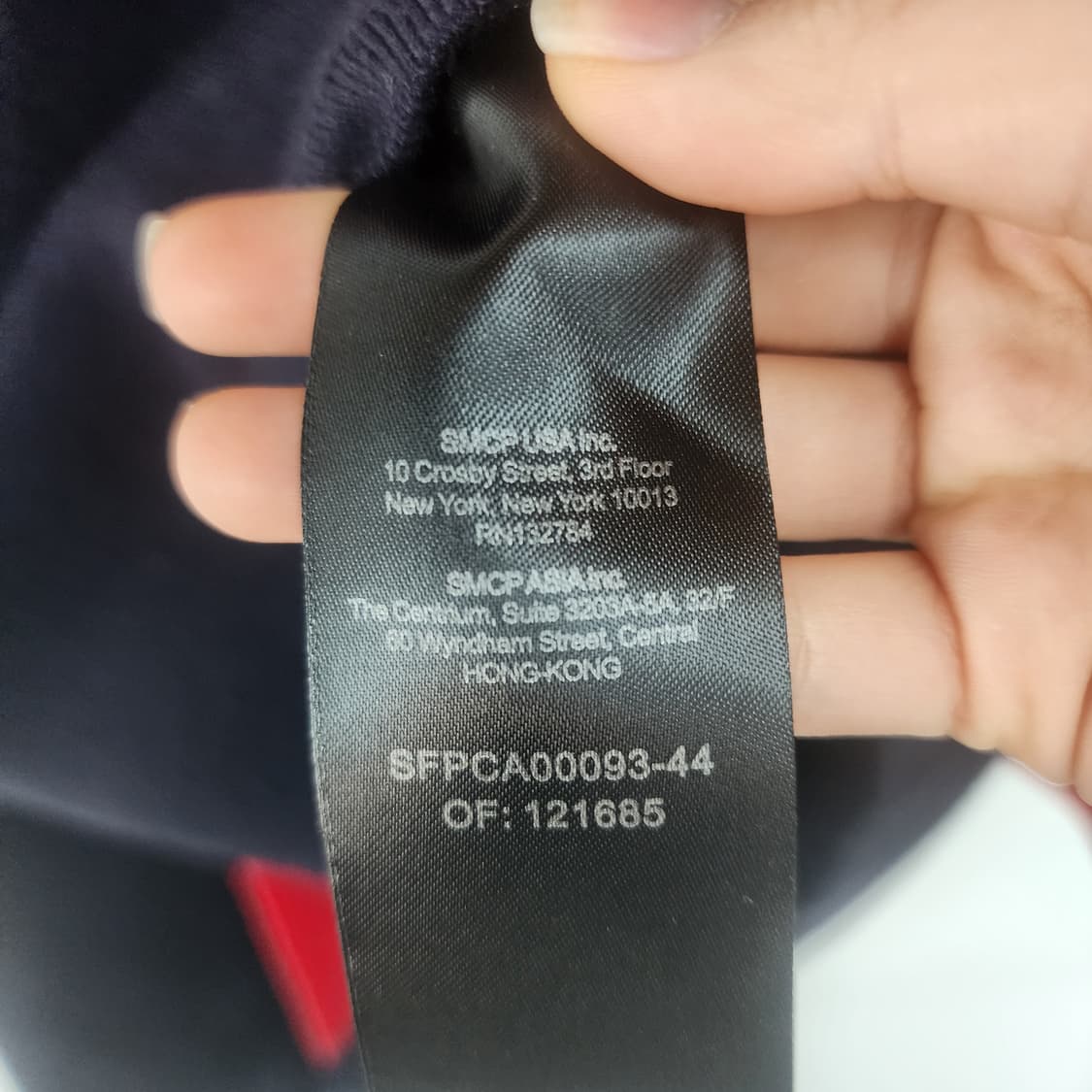 산드로 네이비/레드 가디건 상품이미지5