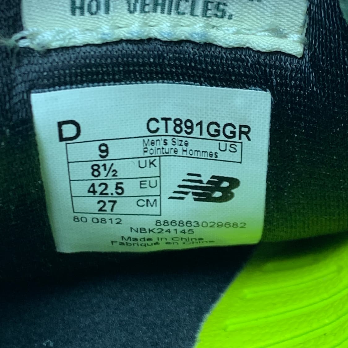 [270/정품] 뉴발란스 891 빈티지 올리브 운동화 신발
 상품이미지8