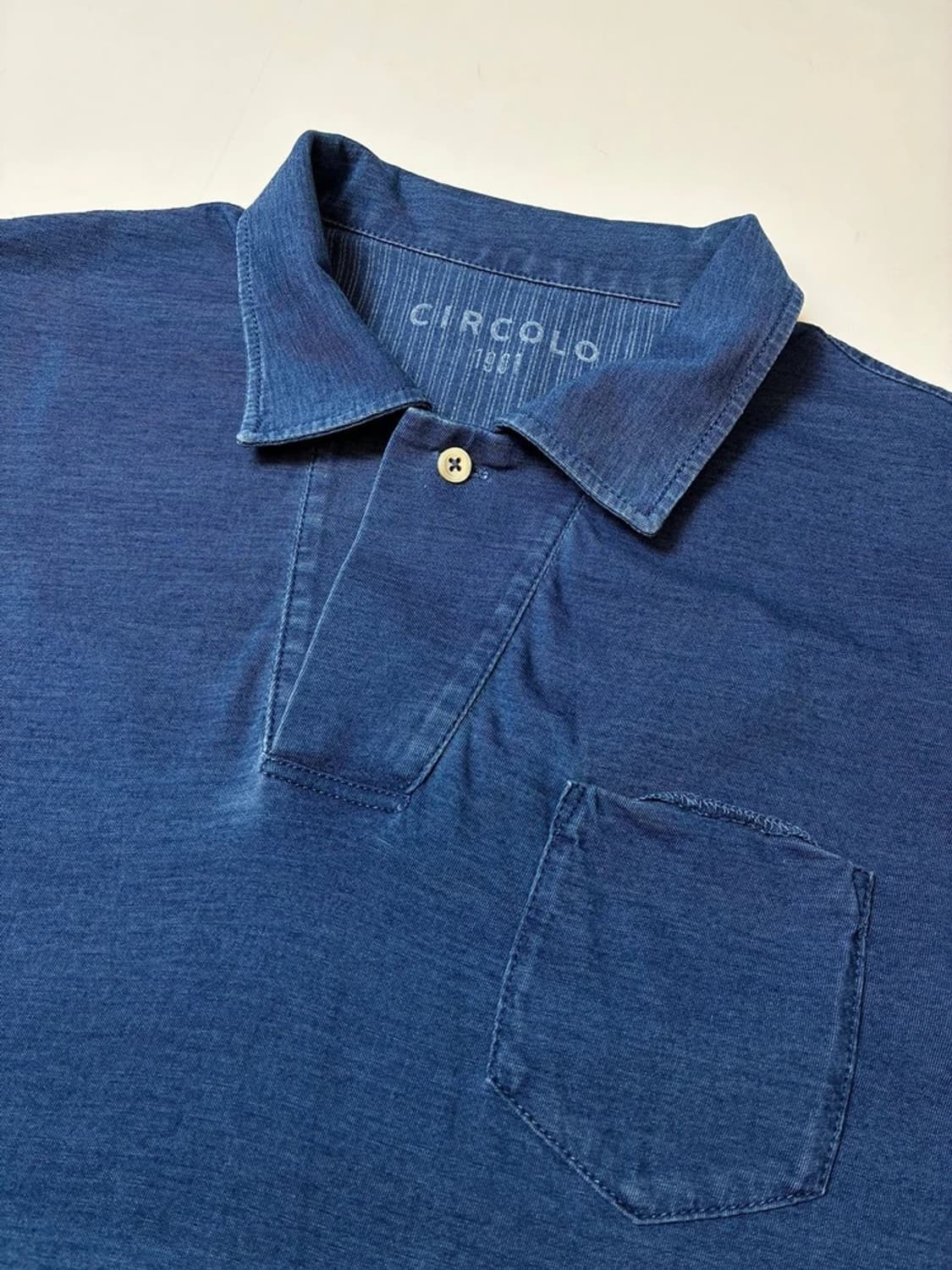 치르콜로 Circolo 1901피그먼트 다잉반팔 카라 티셔츠 PN9189 상품이미지3