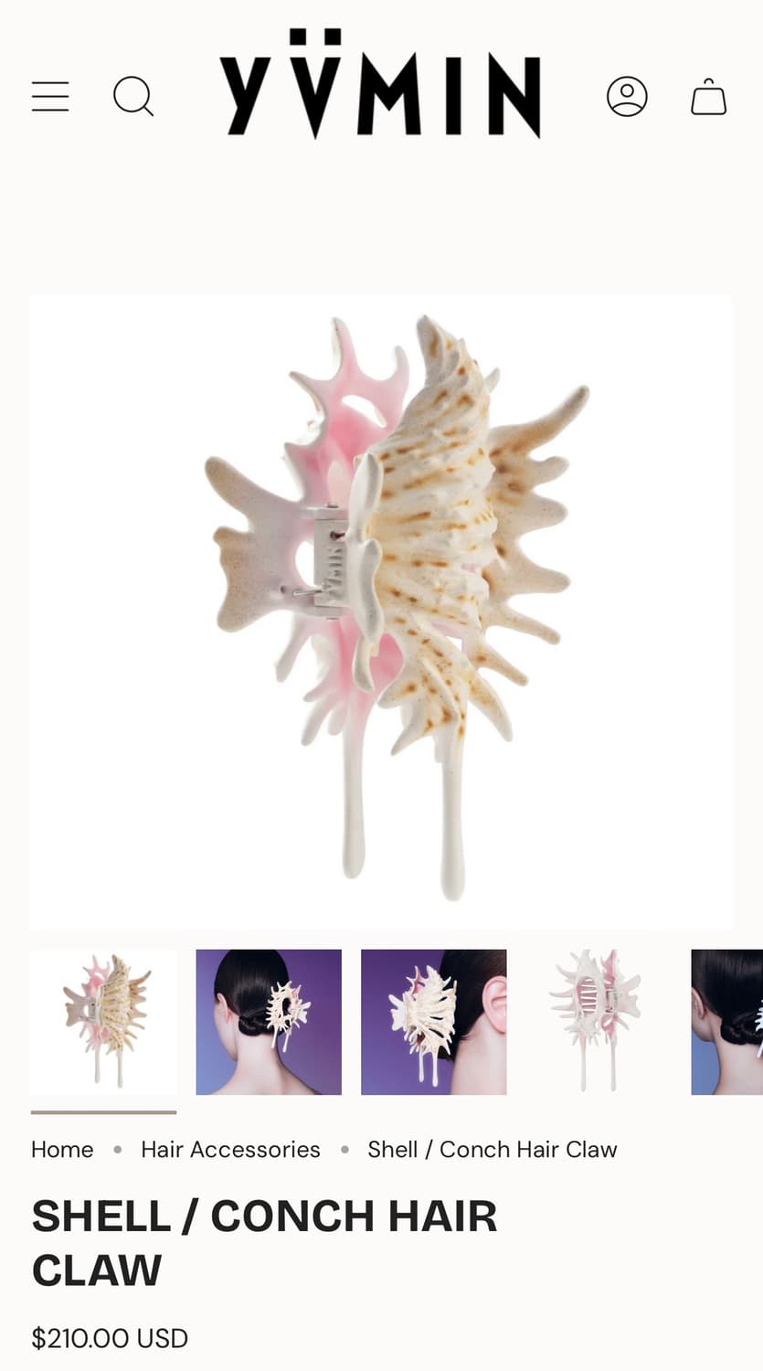 yvmin 헤어클립 집게핀 머리핀 헤어 악세서리 위민 슈슈통 상품이미지5