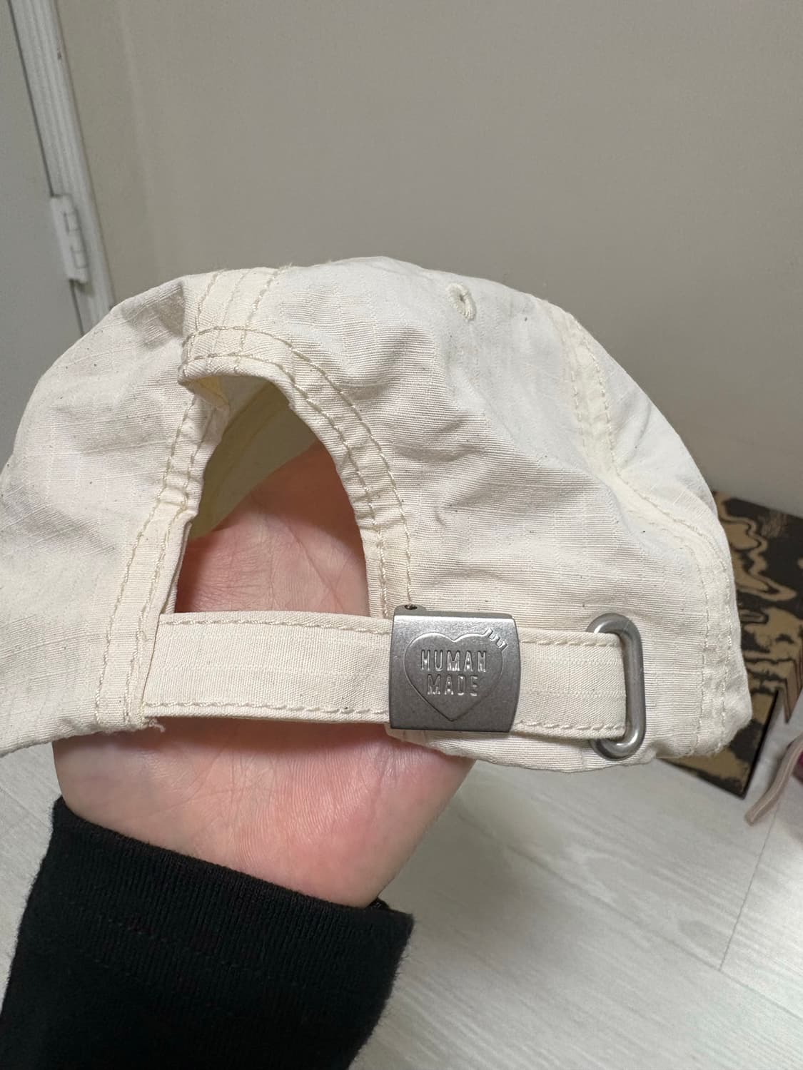 휴먼메이드 5-패널 립스탑 캡 화이트 상품이미지2