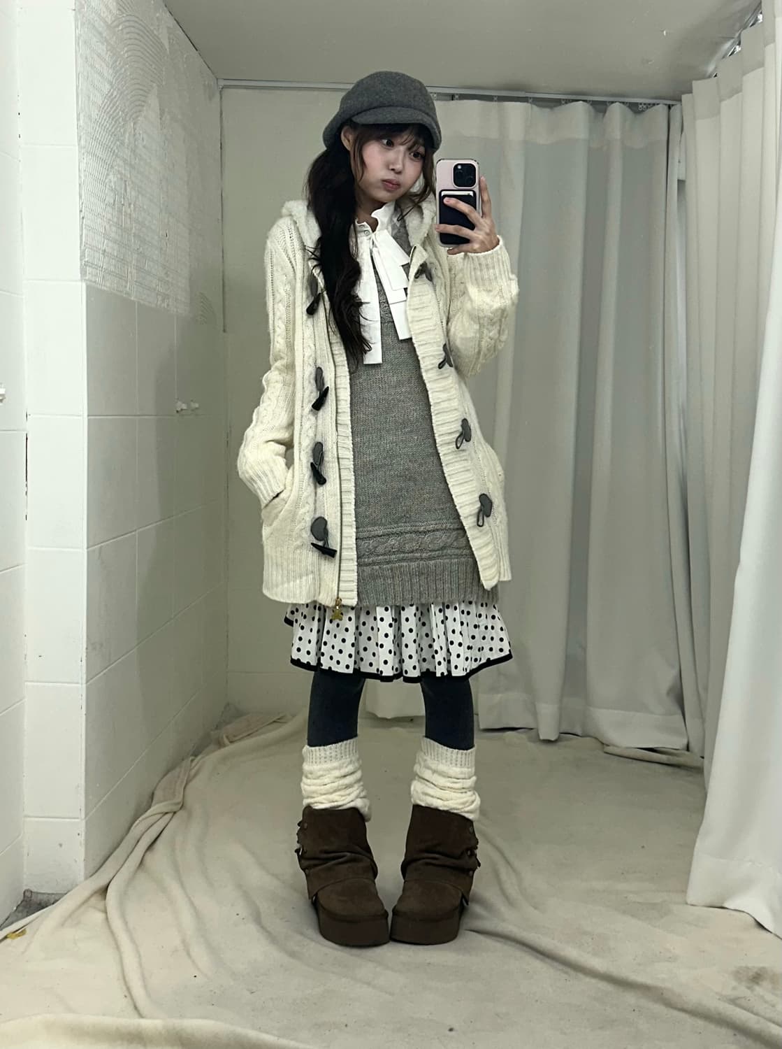 트랄라라 사와코 모리걸 가디건 코디세트 상품이미지1