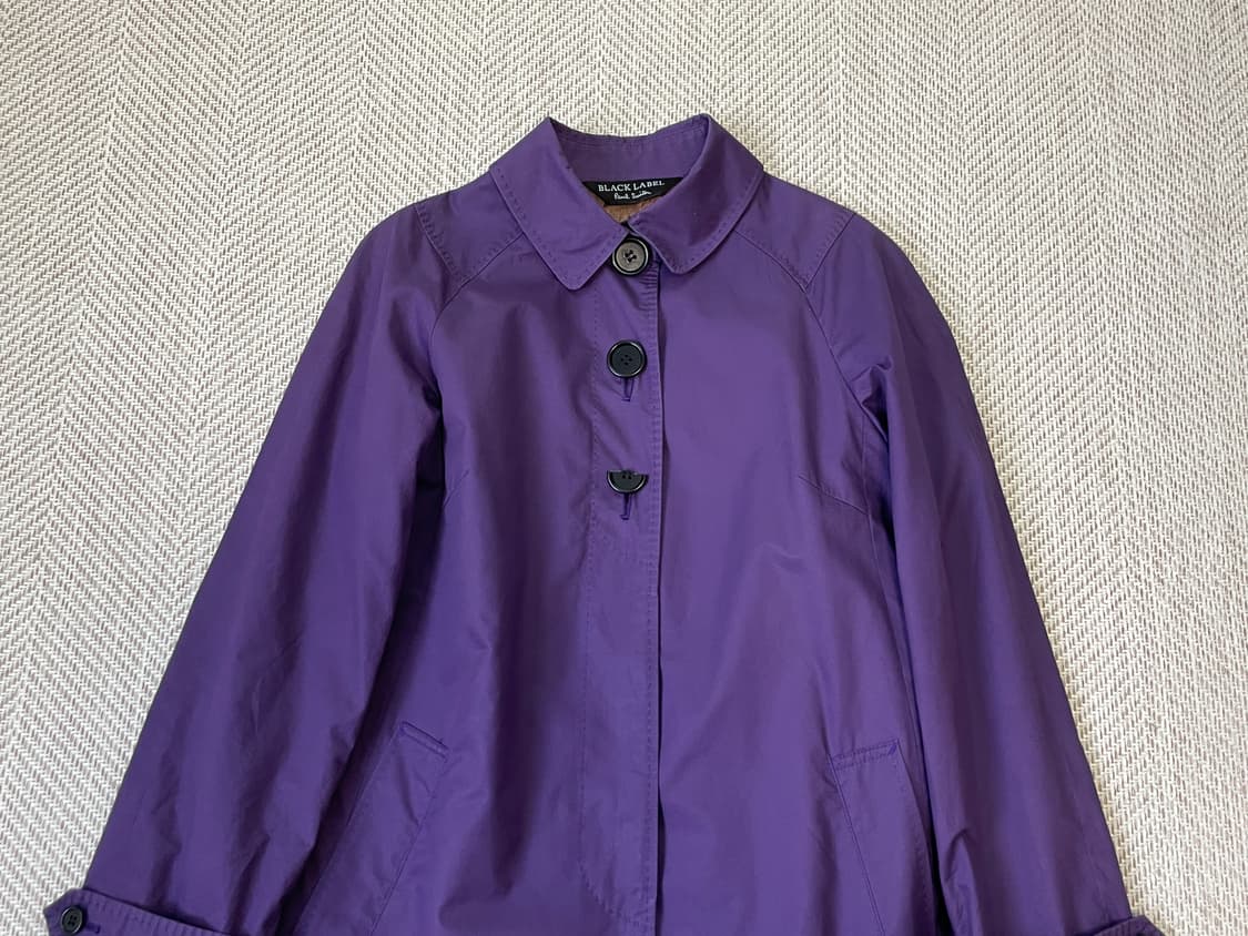 폴 스미스 블랙라벨 아트 라이닝 코튼 트렌치 코트 상품이미지3