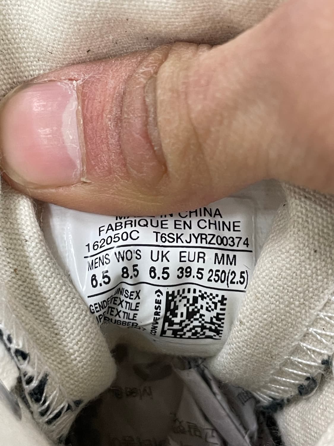 컨버스 척 70 클래식 블랙 250 (새상품) 상품이미지7