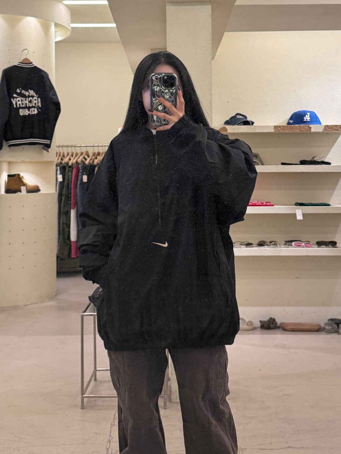 90s 나이키 스우시 하프집업 웜업 자켓 U1311 상품이미지1