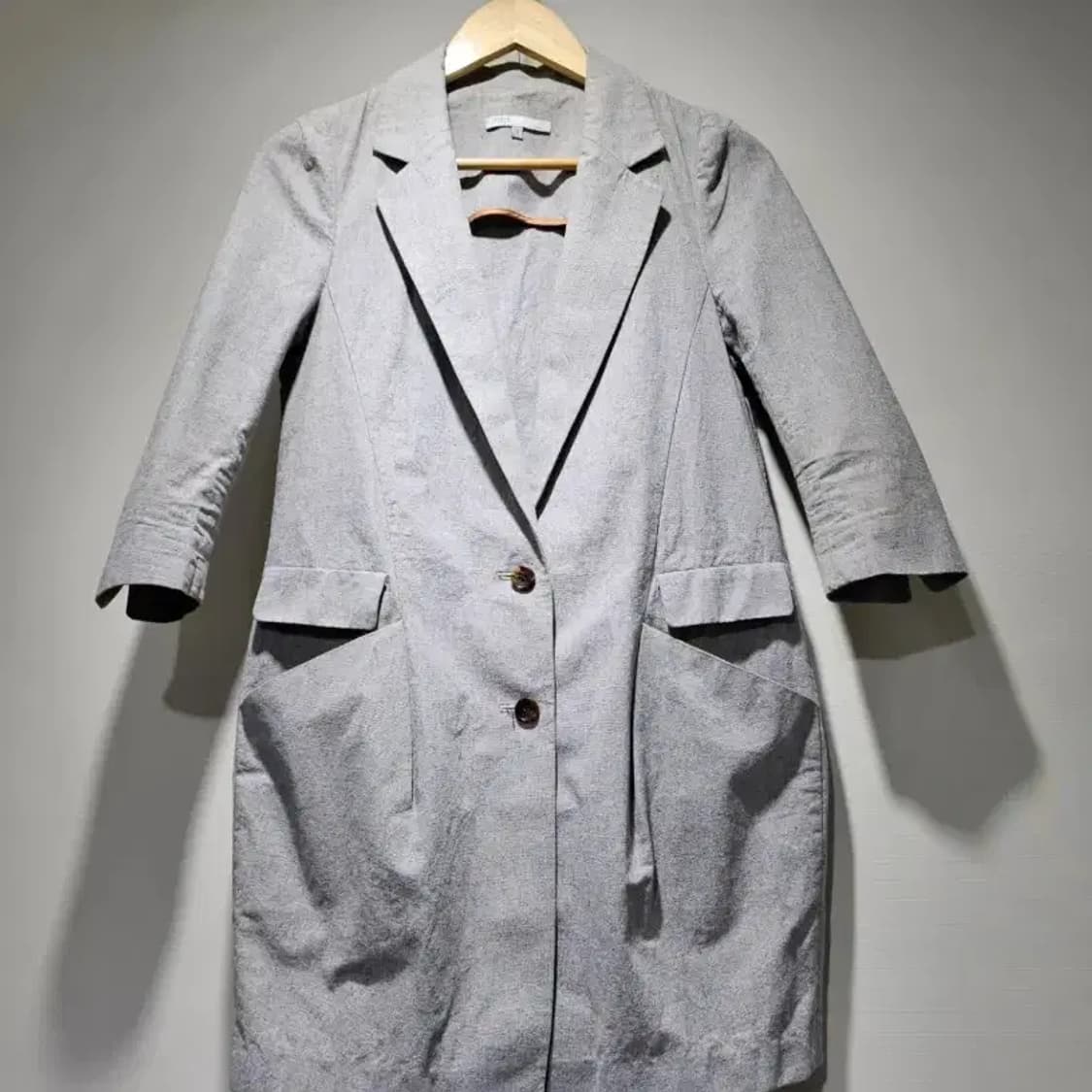 마쥬 그레이 린넨 자켓 상품이미지5