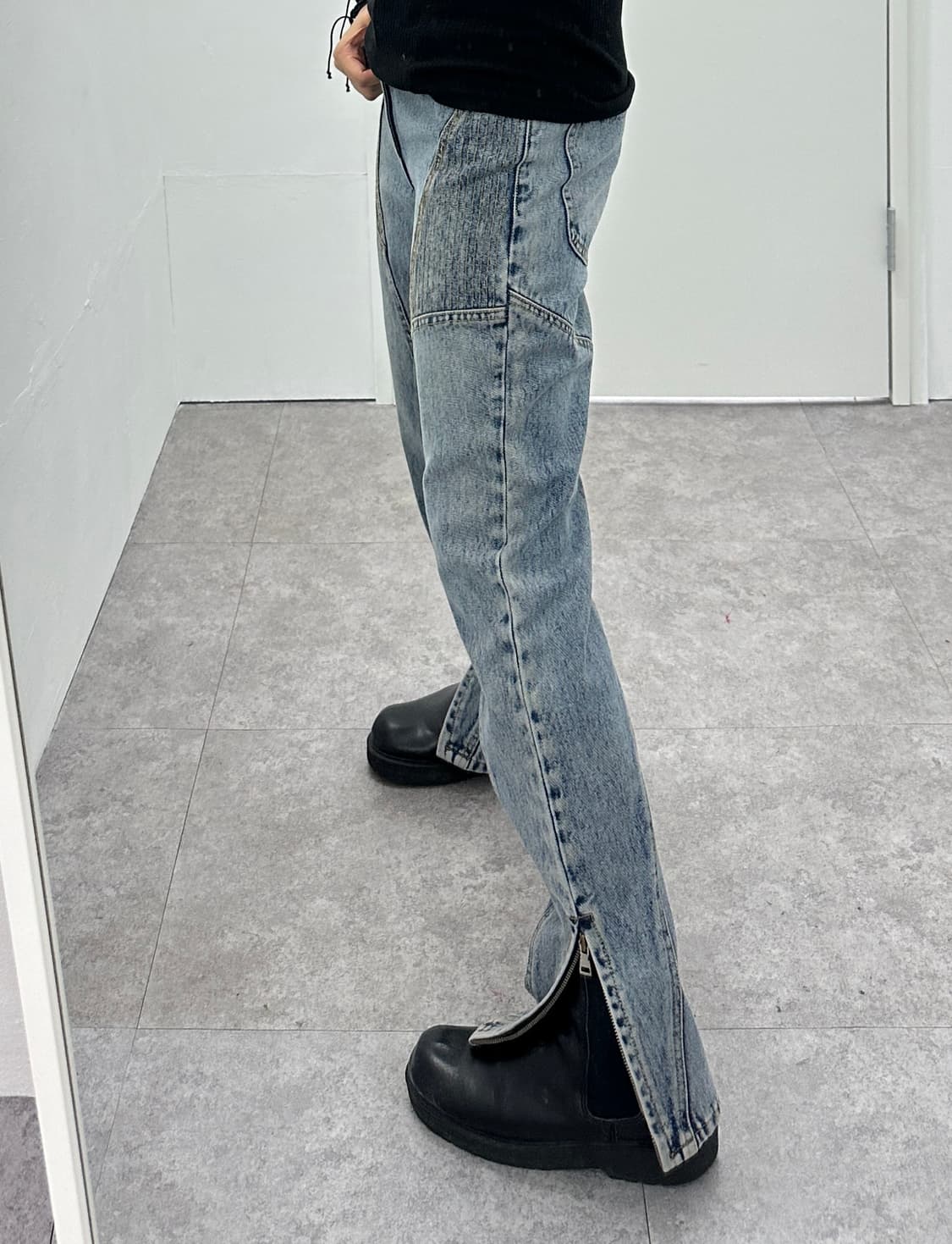 MAISON MINED biker jeans 상품이미지2