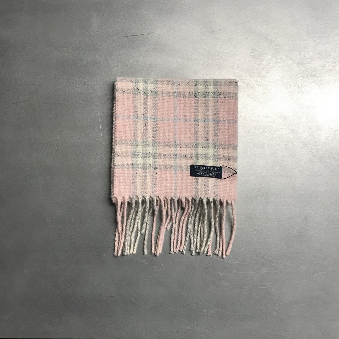 버버리 정품 메리노/캐시미어 혼방 머플러 핑크 상품이미지1