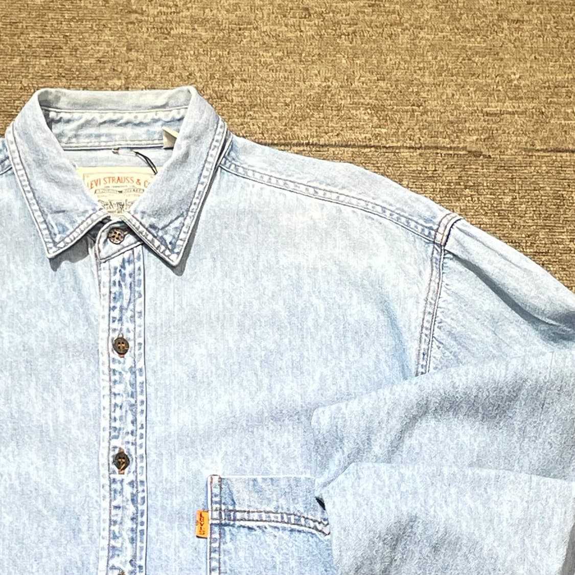 (M) Levi's 리바이스 코튼 데님 셔츠 상품이미지2