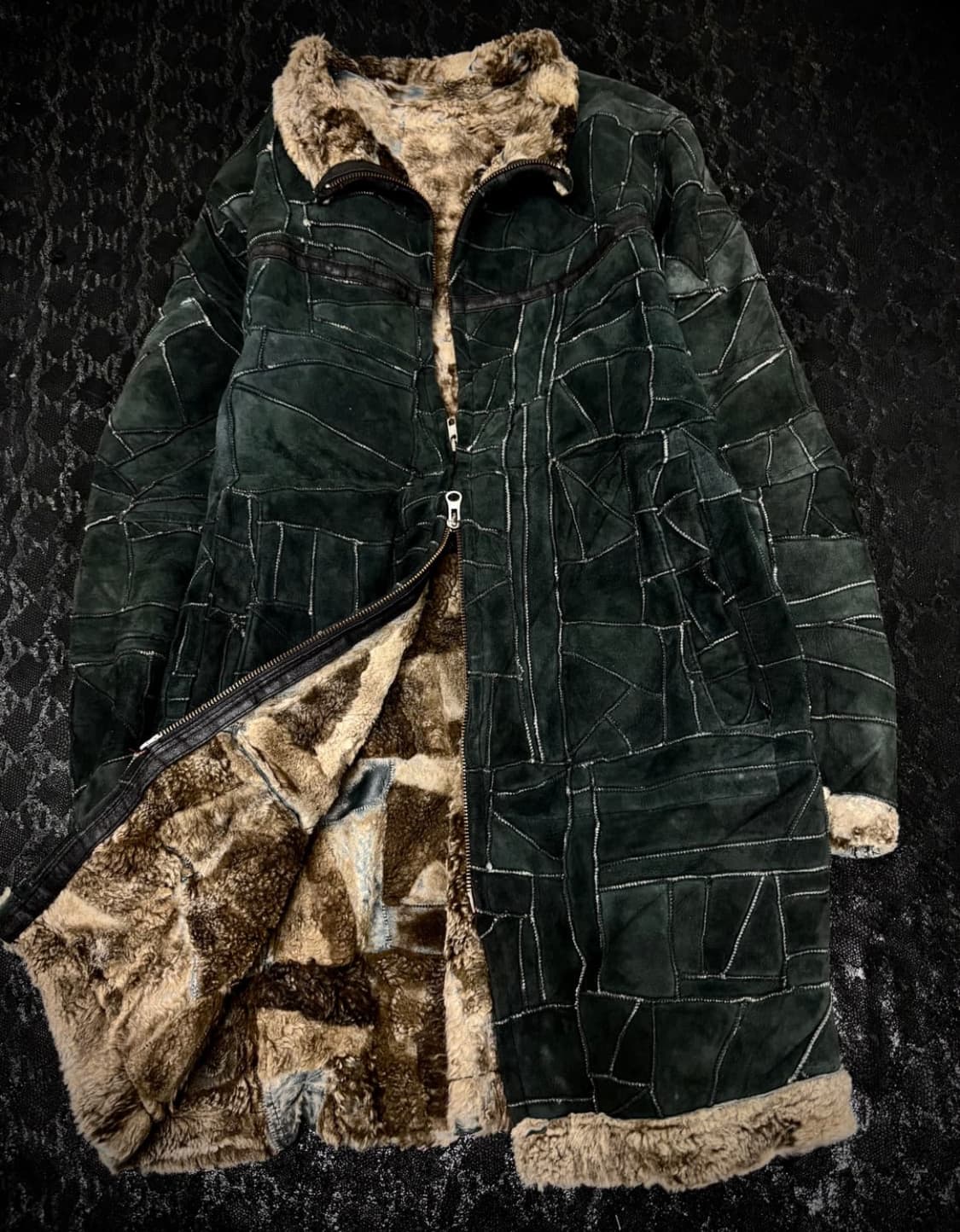 Vkei trim fur coat  상품이미지1