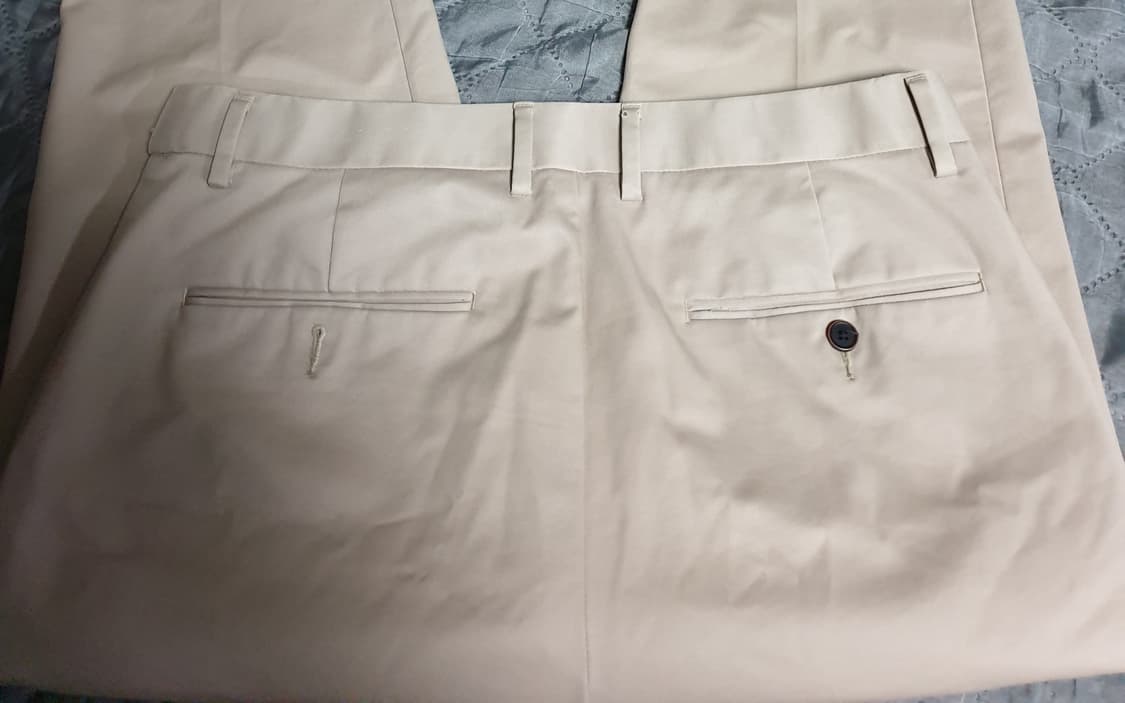 지오다노 소프탈 스트레치 테이퍼드 히든밴딩 치노 팬츠 베이지 (30) 상품이미지3