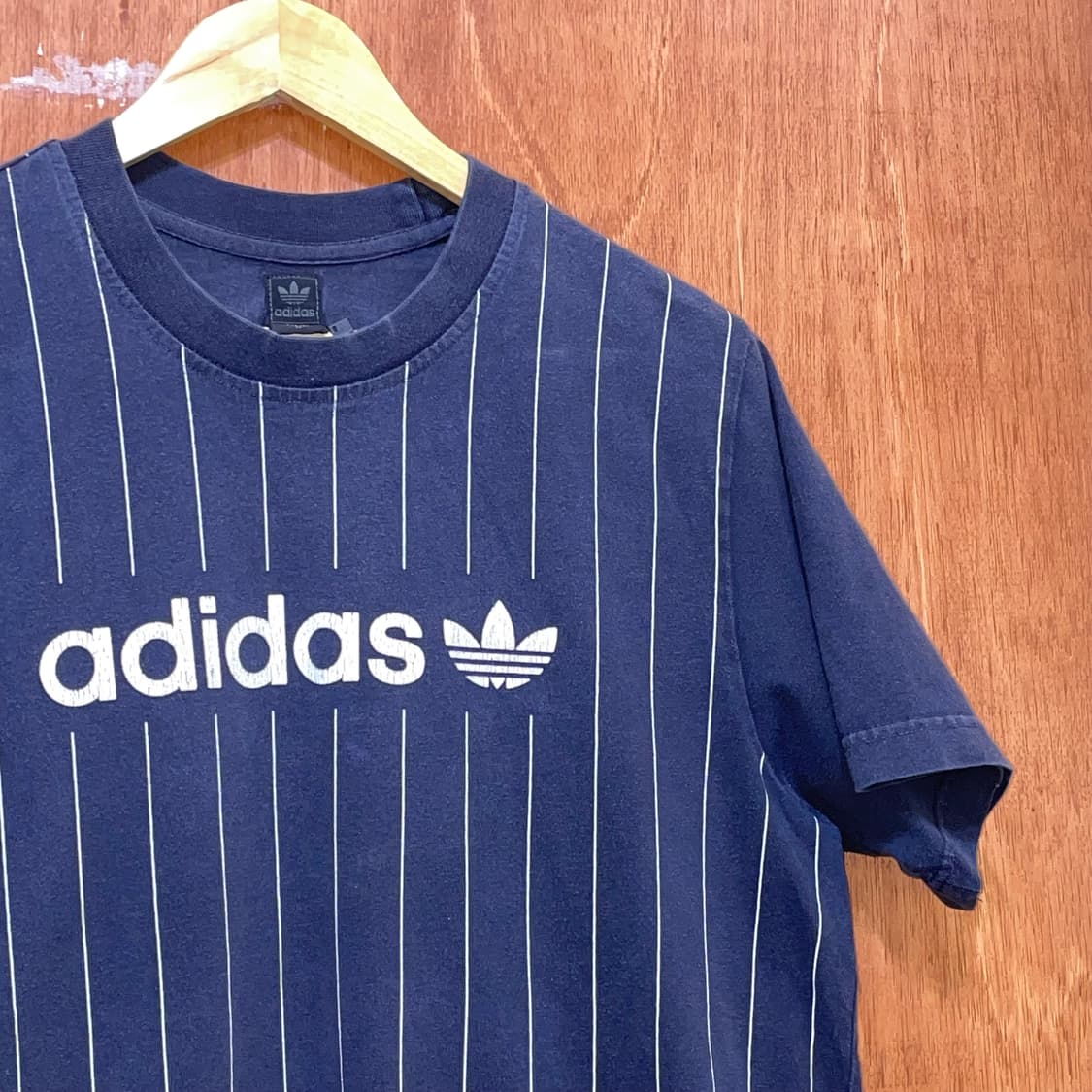 (M) 00's Adidas 아디다스 스트라이프 반팔 상품이미지2