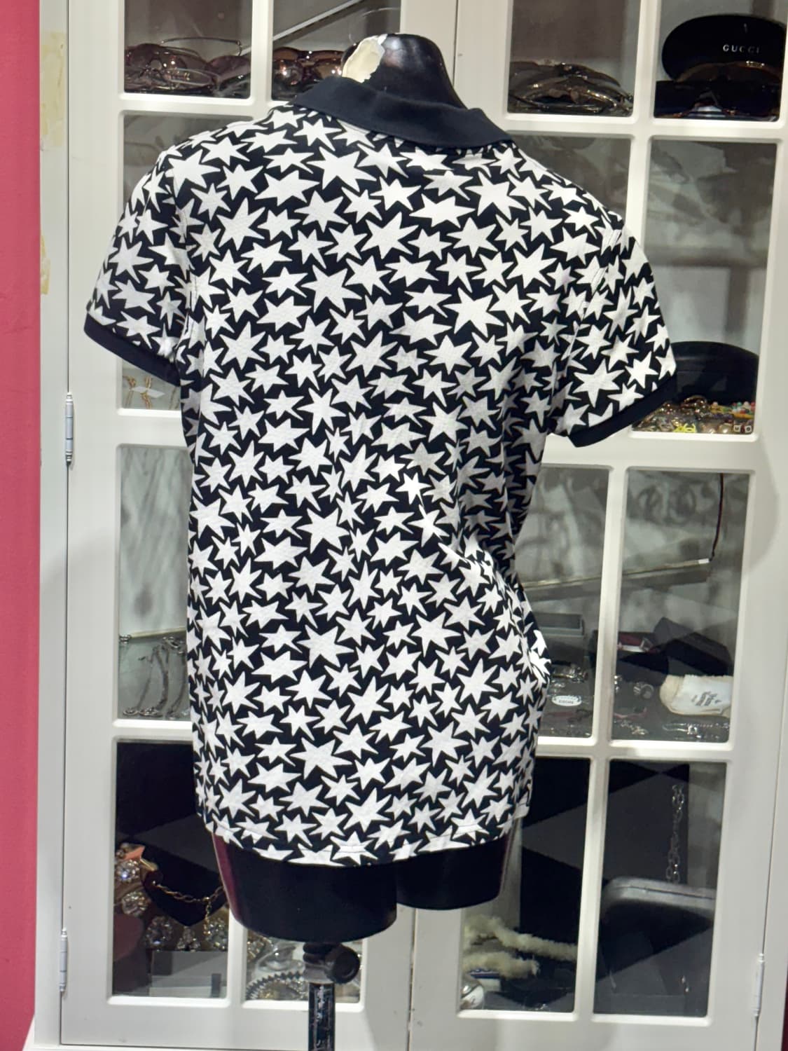 saint laurent T-shirt 생로랑 패턴 카라 반팔 티셔츠 상품이미지2