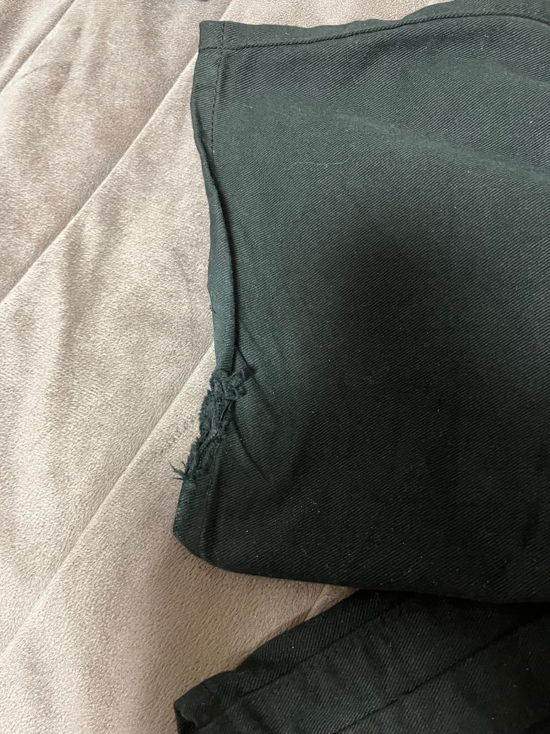 스냅 코튼 와이드 데님 상품이미지2