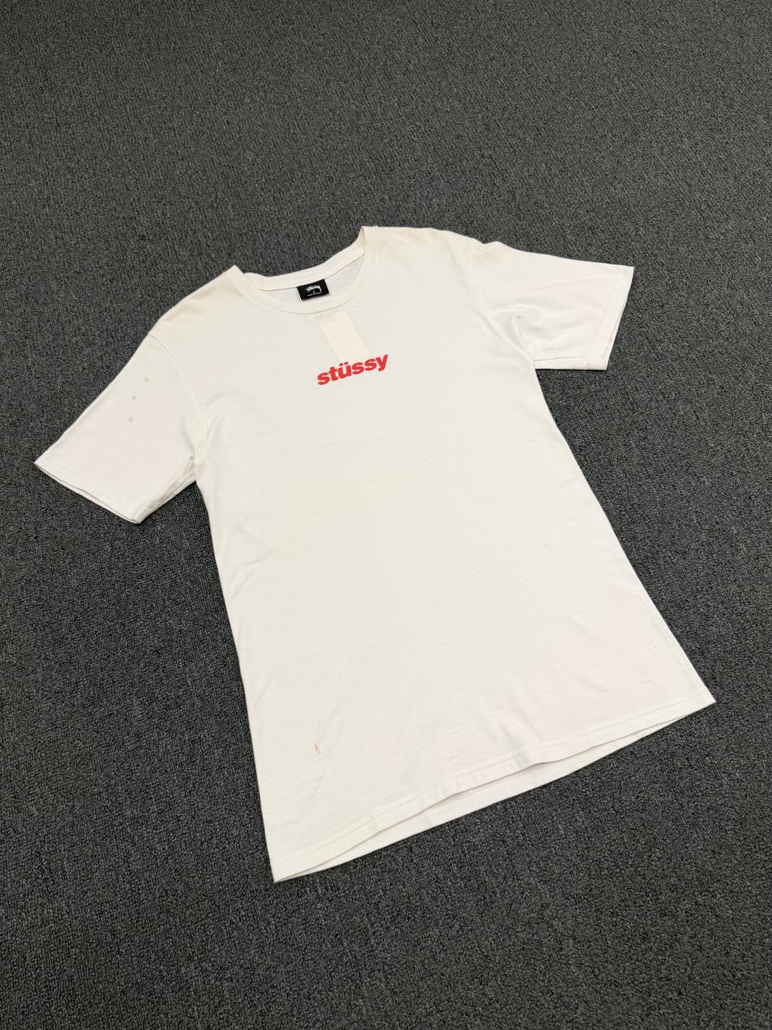 S) 스투시 빈티지 레터링 반팔 티셔츠 상품이미지1