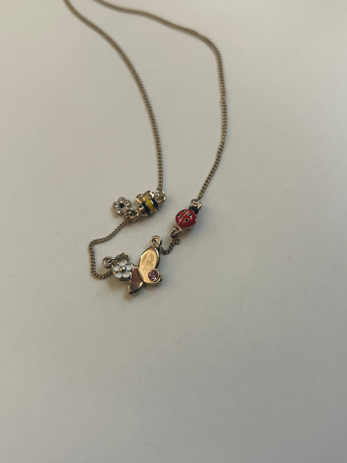 무당벌레 꿀벌 나비 목걸이 상품이미지3