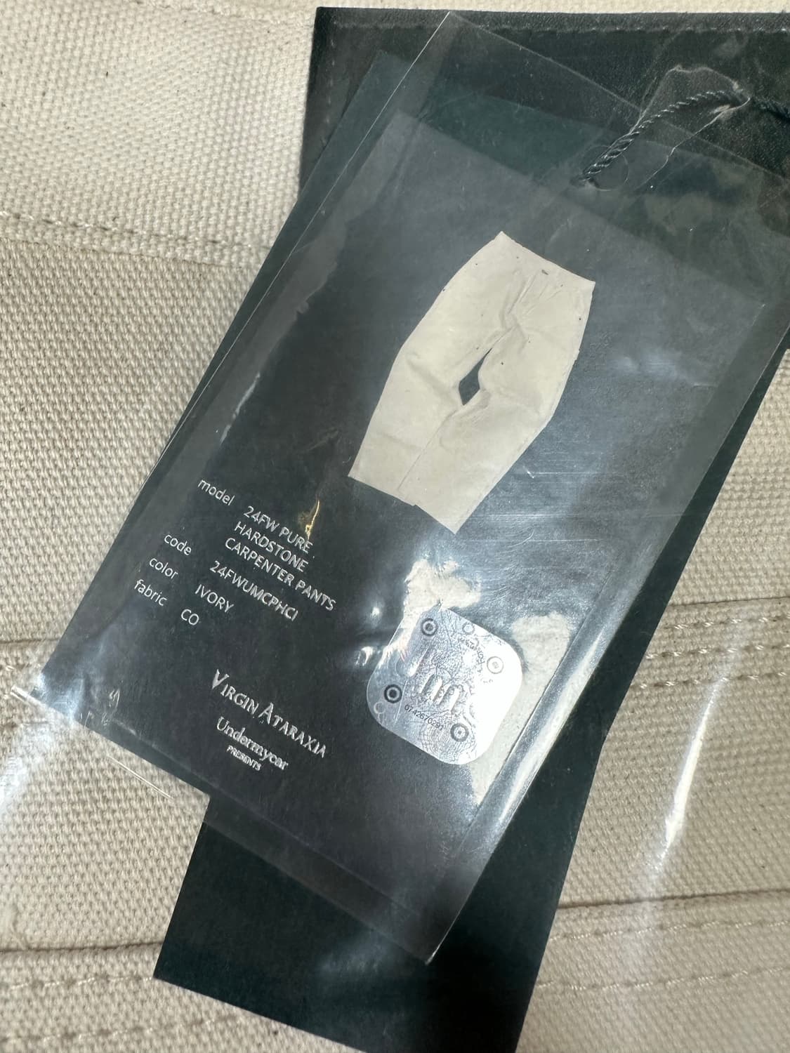[1] 언더마이카 퓨어 하드스톤 카펜터 아이보리 팬츠 상품이미지4