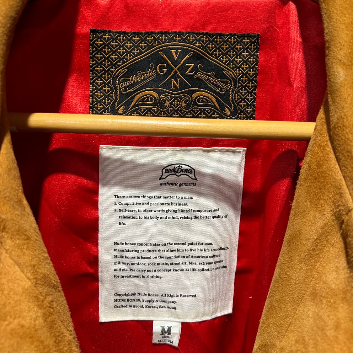 누드본즈 리얼 스웨이드 자켓 상품이미지5