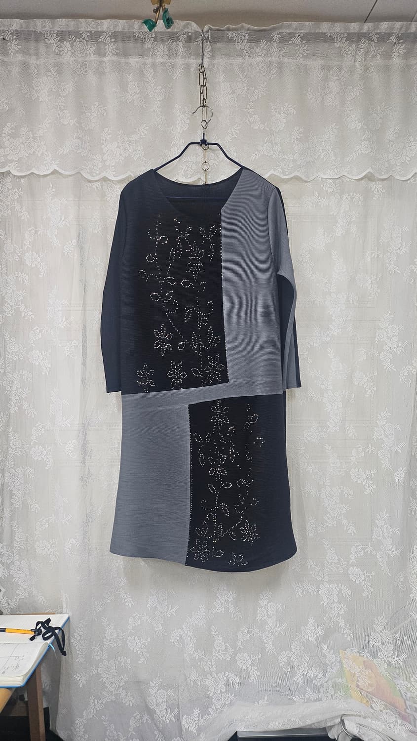 플리츠 주름 롱원피스  상품이미지2