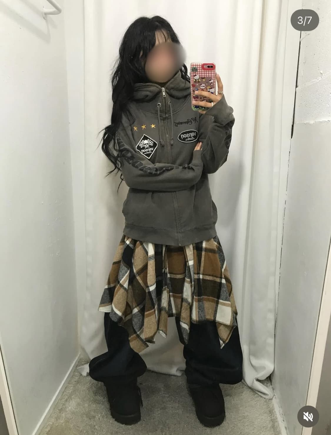 밴슨 모카무스 브라운 풀 집업 상품이미지3