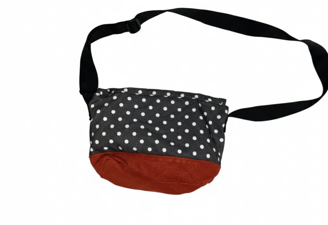 JPN 일본 콜맨 데님 도트 크로스백/땡땡이 모리걸 00's 상품이미지3