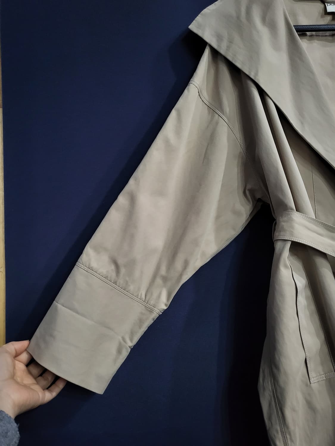 디케이엔와이 트렌치 오버핏 롱자켓 상품이미지3