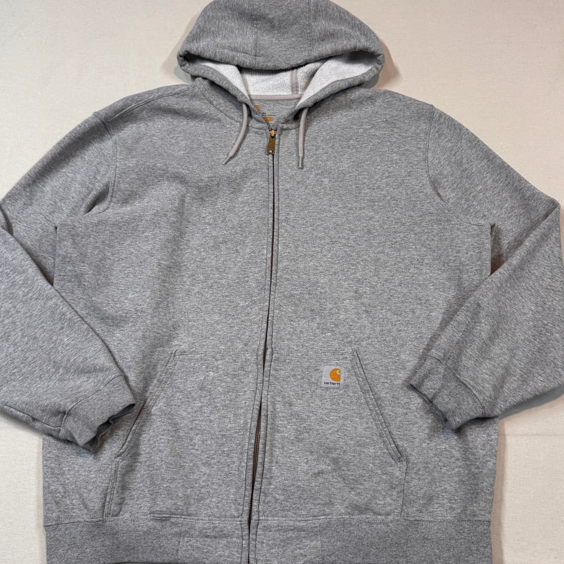 XL) 칼하트 미드웨이트 오리지널핏 후드집업 그레이 상품이미지2