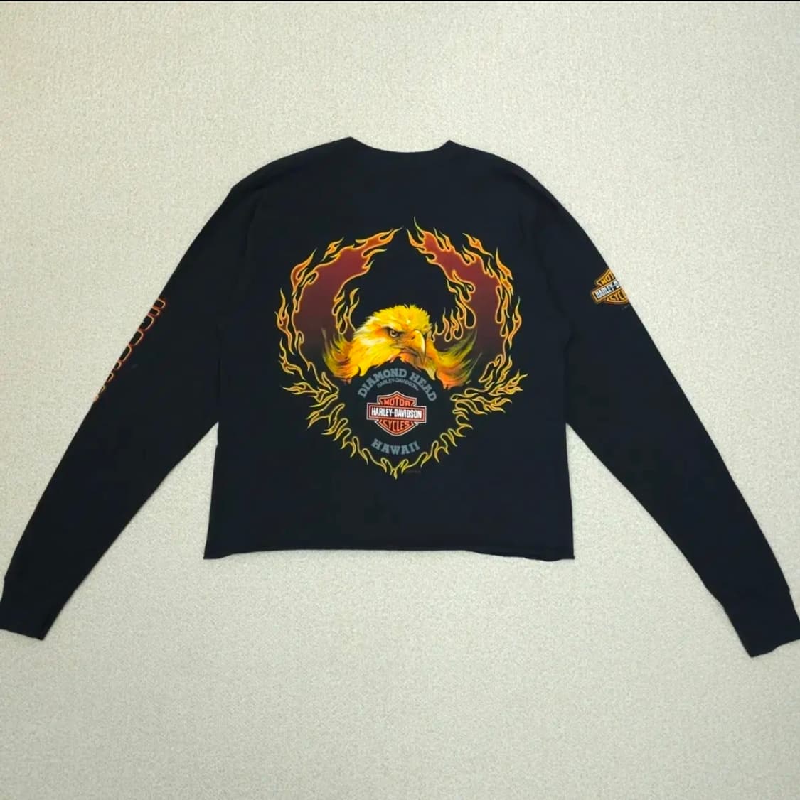 (M)할리데이비슨 여성 긴팔 빈티지 티셔츠 상품이미지6