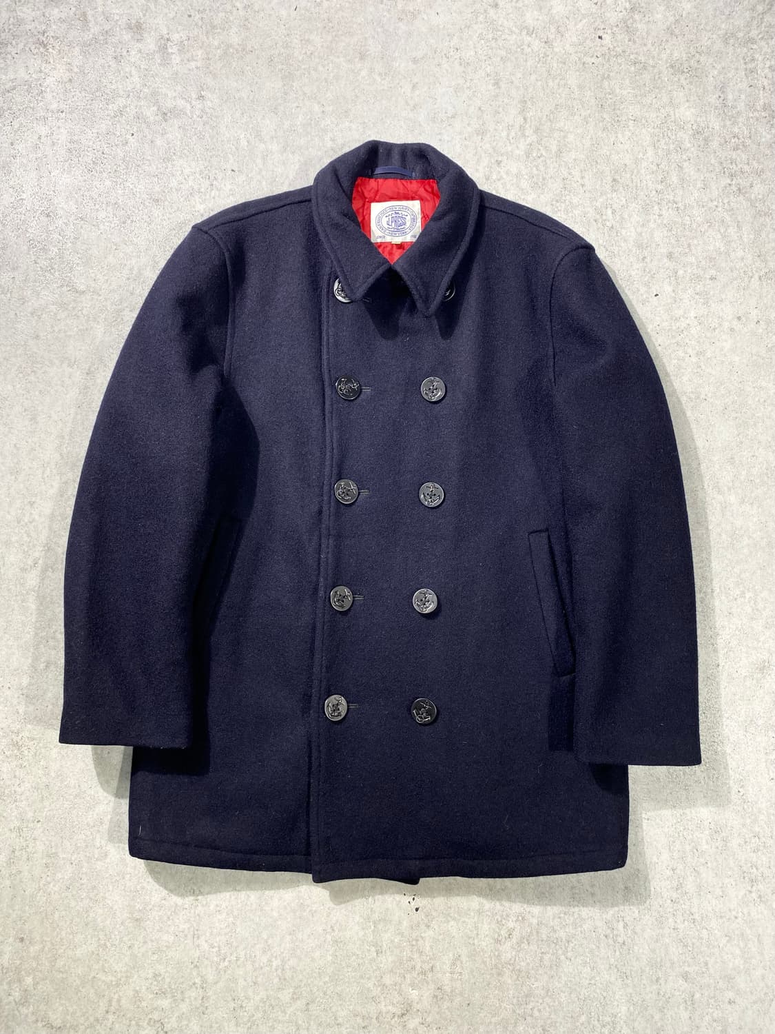 [L] 90s J.Press 제이프레스 네이비 울 피코트 상품이미지1