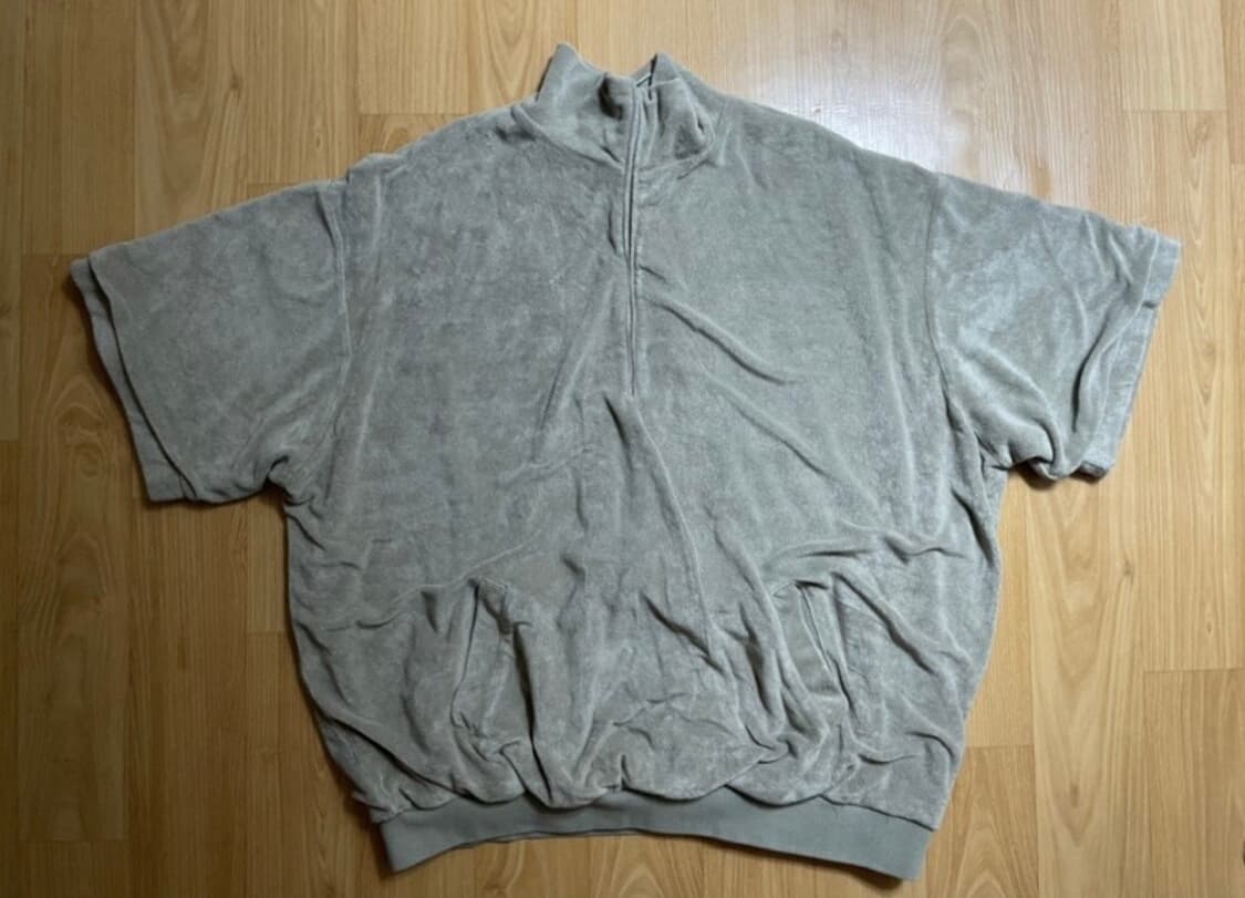 피어오브갓 테리 반팔 집업 상품이미지1