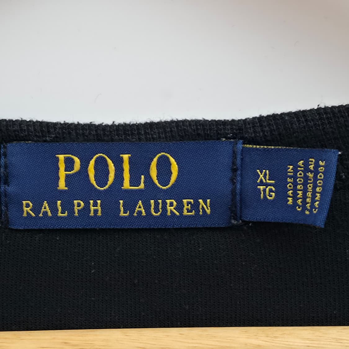 [XL] 폴로 랄프로렌 블랙 맨투맨 상품이미지5