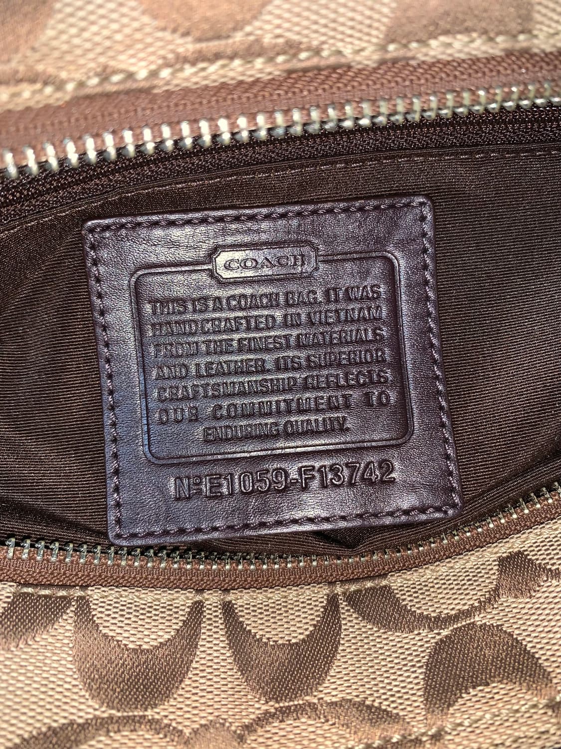 [S급] Coach Vintage Brown Shoulder Bag 상품이미지6